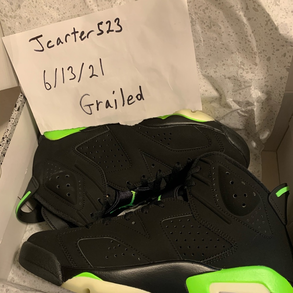 Nike Jordan 6 retro electric green deadstock 9.5